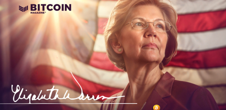 Elizabeth Warren Pivots on Bitcoin, Honors Nakamoto With Flag Over Capitol
