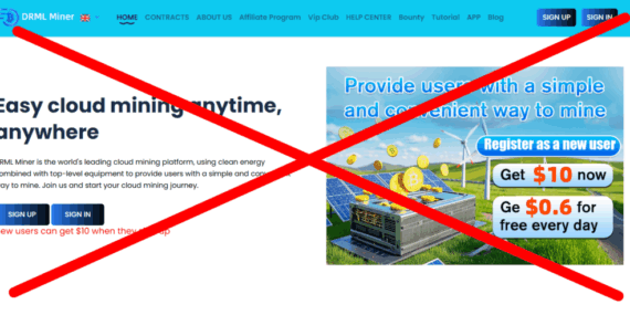 Beware the DRMLMiner.com Trap! Fake Crypto Mining Sites and Their Risks